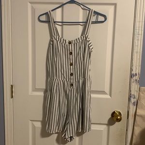 Hollister Striped Romper